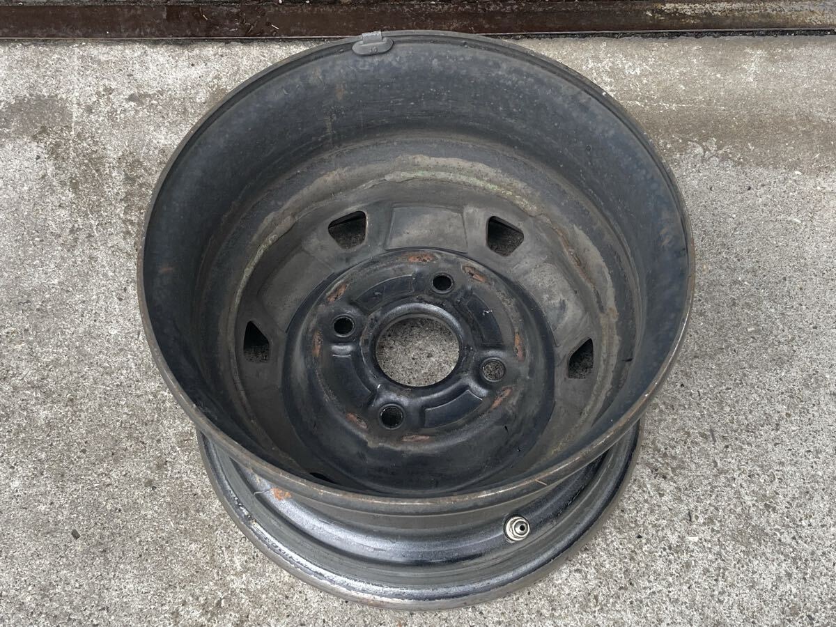 格安！[希少]超低床[スーパーシングルジャストロー[専用サイズ]スチールホイール[12.5×6.75]1本[中古]ライトエース[タウンエース]最適_画像4