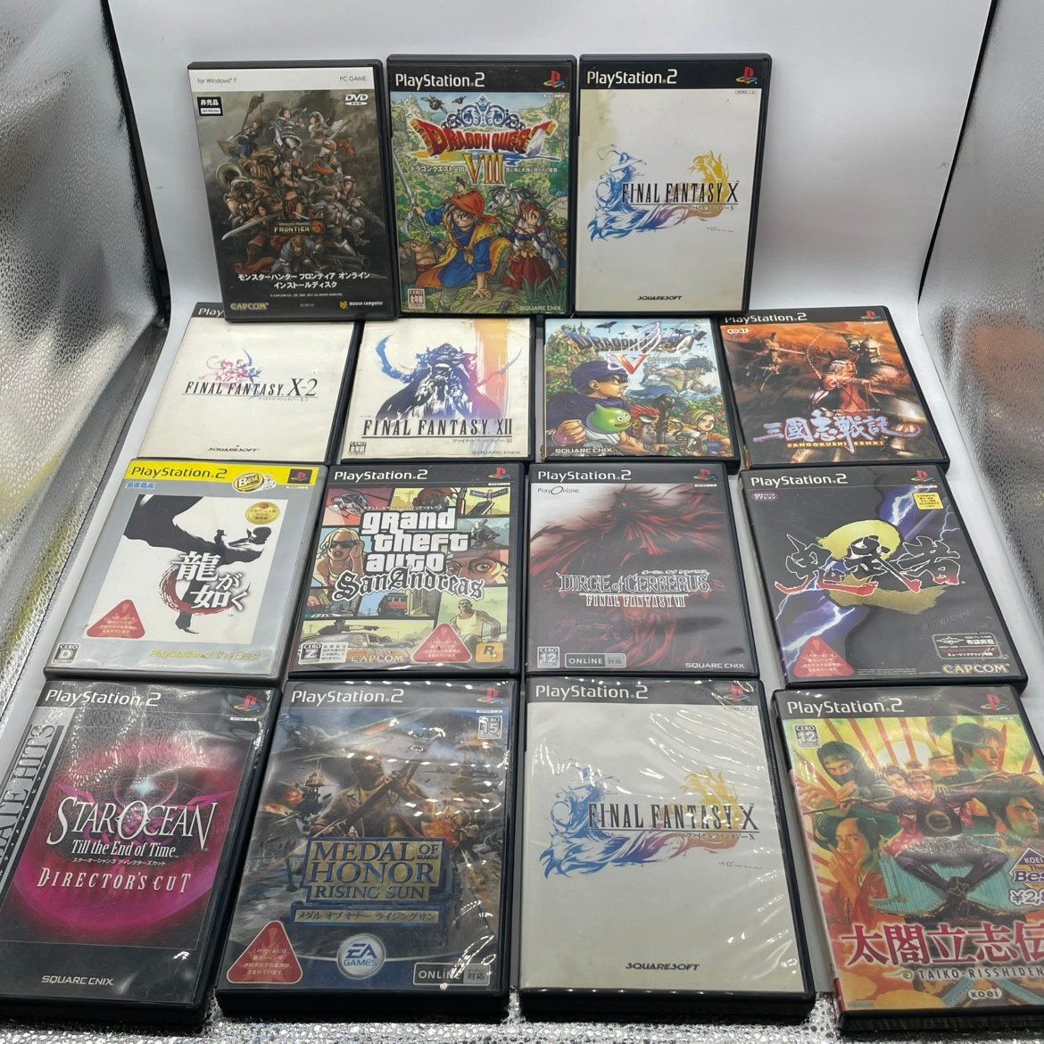 【80】100円～プレステ ゲームソフト15本セット 色んなカセットまとめ 現状品_画像1