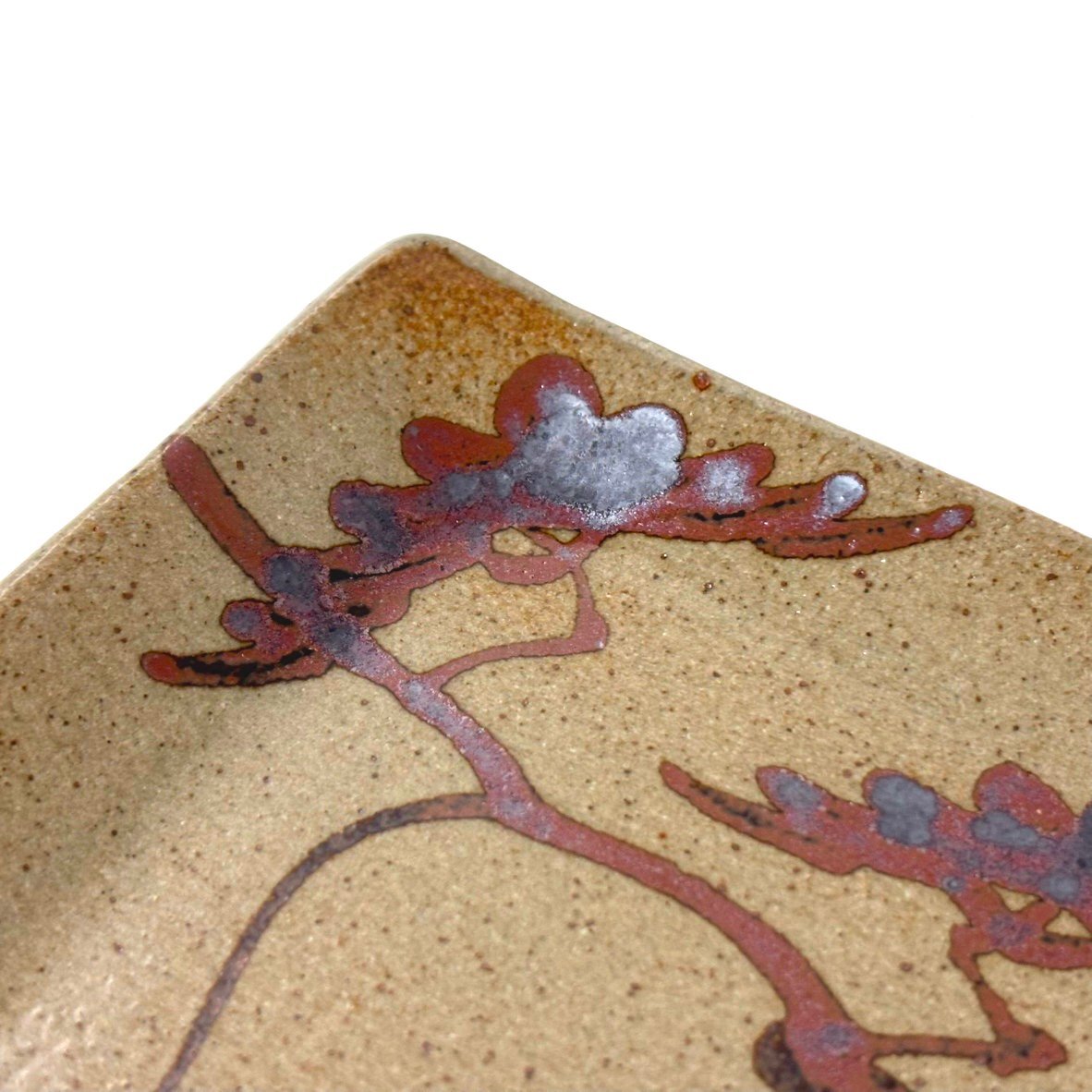 [41][ продажа вместе * витрина самовывоз возможно ] Karatsu . средний . Taro правый .. обжиг в печи сосна .. Karatsu тарелка ширина 21.7× высота 19.5cm дерево коробка традиция изделие прикладного искусства 10 4 плата средний . Taro правый .. товары долгосрочного хранения 