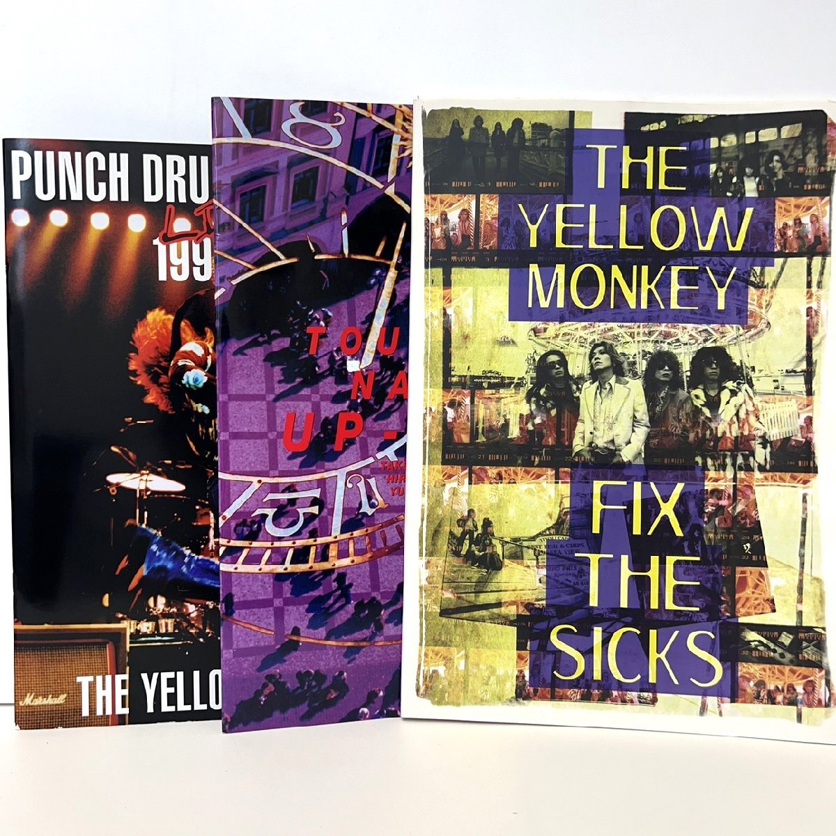 【86】希少 THE YELLOW MONKEY イエローモンキー おまとめ3点 ツアーパンフレット FIX THE SICS コレクター必見 ヴィンテージ品_画像1