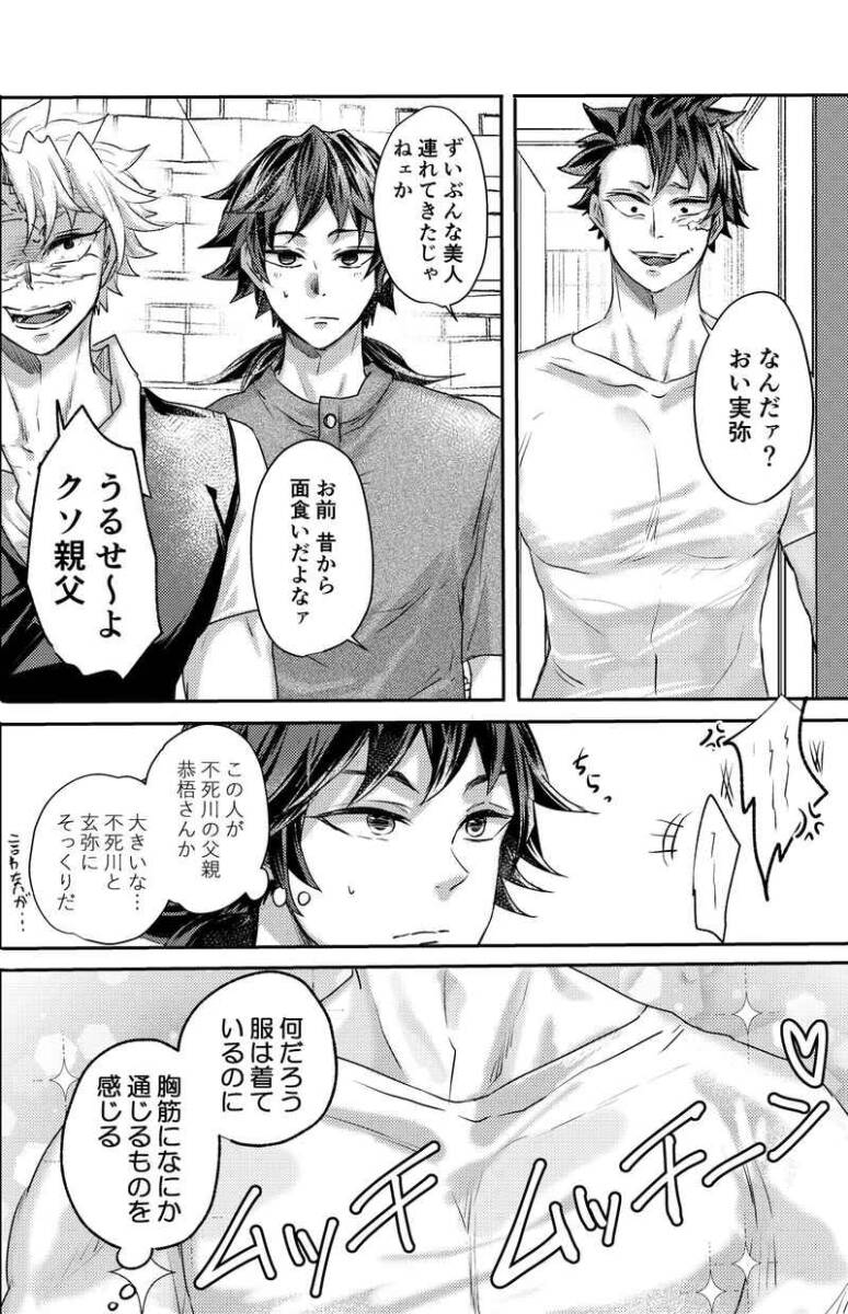 鬼滅の刃同人誌〈不死川実弥×冨岡義勇〉３冊セット_画像3