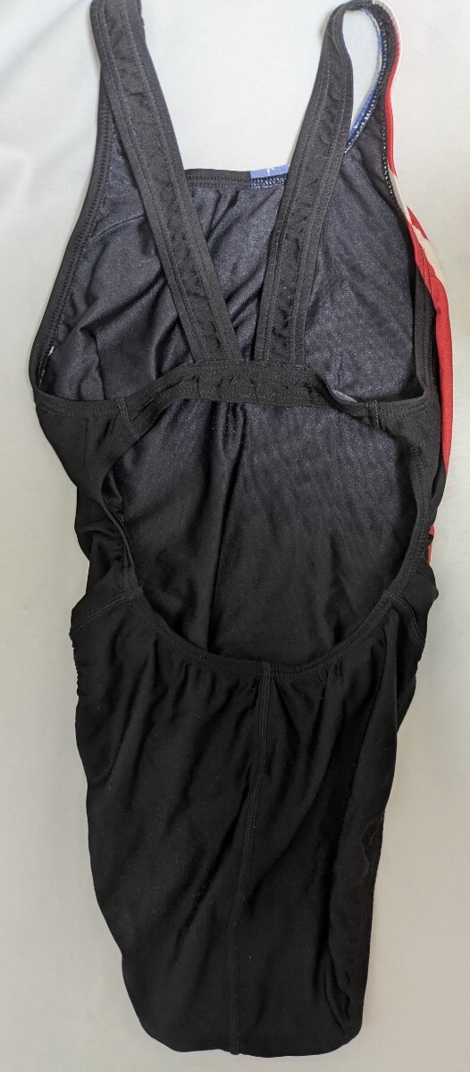 speedo スピード 競泳水着 ブラック 星条旗 ハイカット ハイレグ L〜XLサイズ 大きいサイズ 海外製 アメリカ_画像2