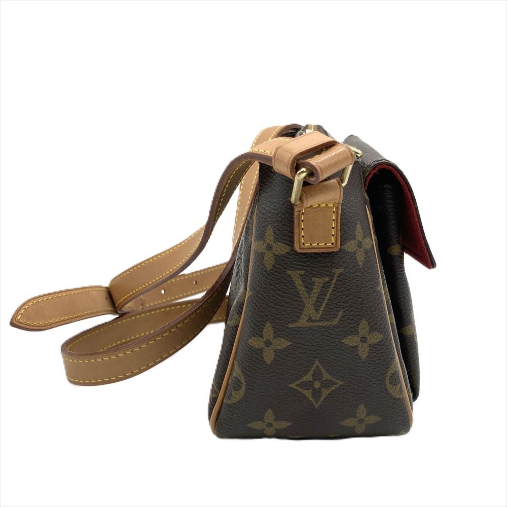 ルイヴィトン LOUIS VUITTON ヴィバシテPM ショルダーバッグ モノグラム キャンバス M51165 ブラウン レディース_画像4