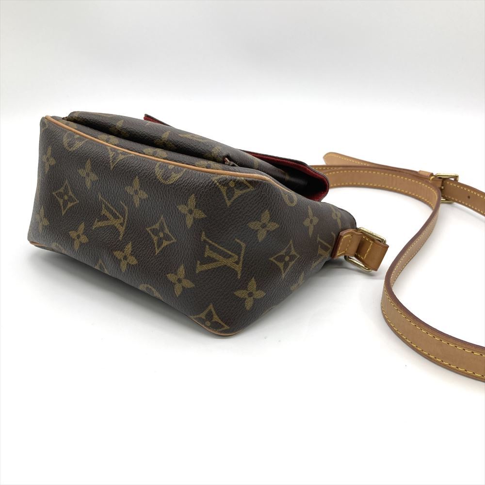 ルイヴィトン LOUIS VUITTON ヴィバシテPM ショルダーバッグ モノグラム キャンバス M51165 ブラウン レディース_画像7