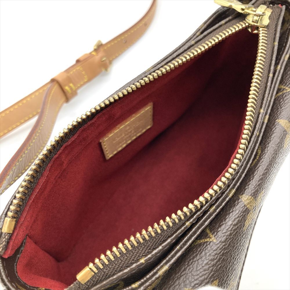 ルイヴィトン LOUIS VUITTON ヴィバシテPM ショルダーバッグ モノグラム キャンバス M51165 ブラウン レディース_画像8