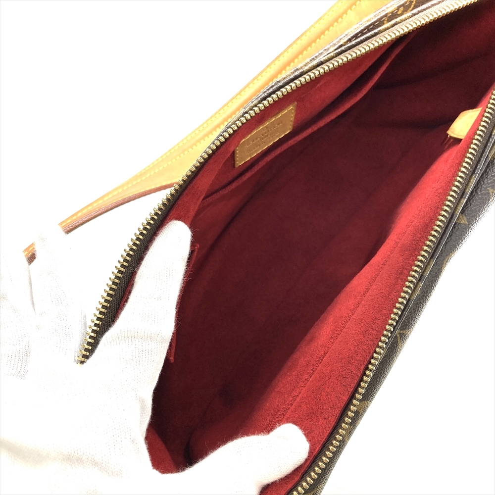 ルイヴィトン LOUIS VUITTON ヴィバ・シテGM ショルダーバッグ モノグラム キャンバス M51163 ブラウン ゴールド金具 AR0024_画像8