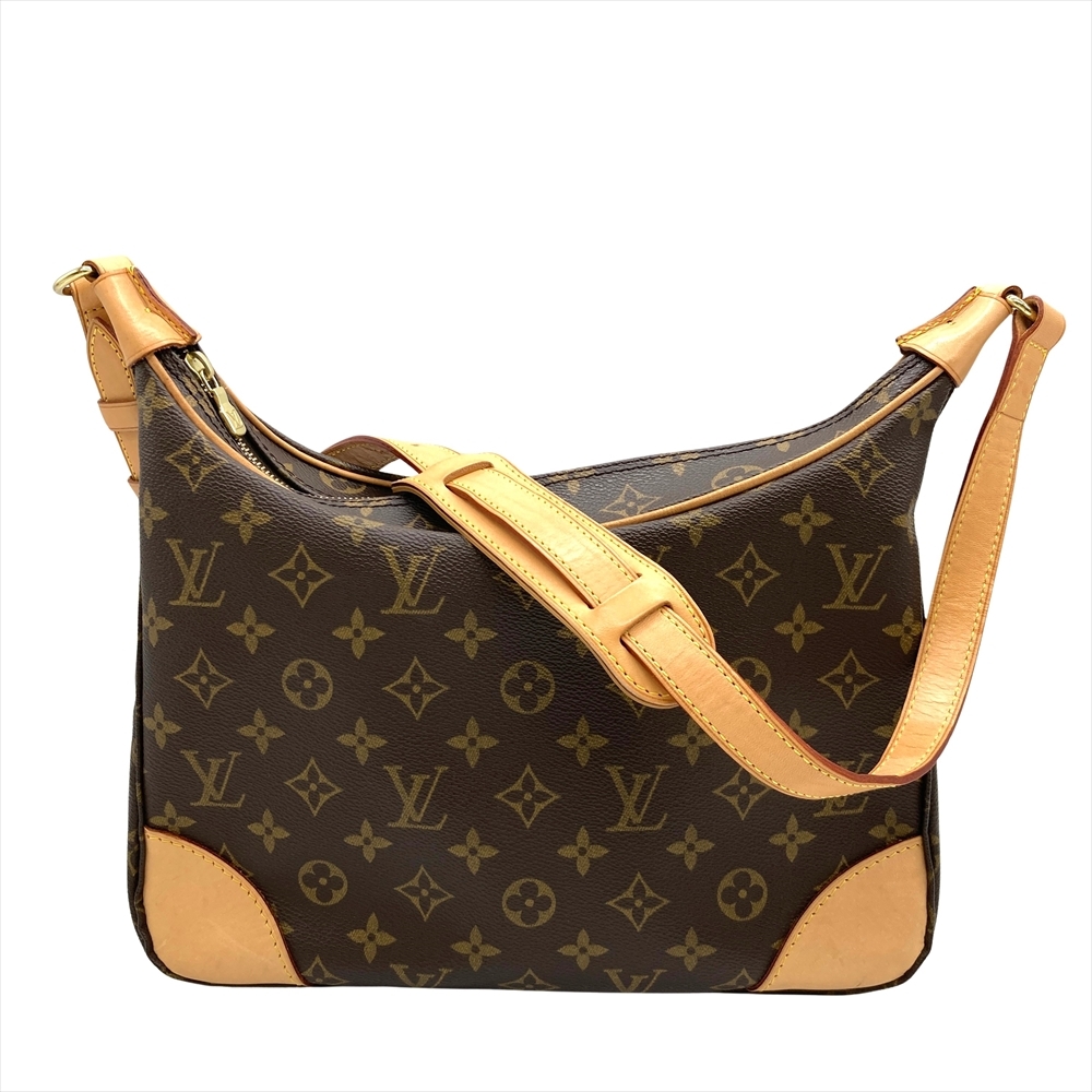 ルイヴィトン LOUIS VUITTON ブローニュ30 ショルダーバッグ モノグラム キャンバス M51265 ブラウン ゴールド金具 AS1025 レディース_画像1