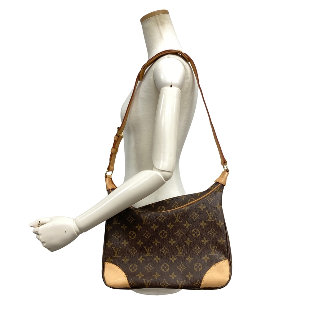 ルイヴィトン LOUIS VUITTON ブローニュ30 ショルダーバッグ モノグラム キャンバス M51265 ブラウン ゴールド金具 AS1025 レディース_画像2