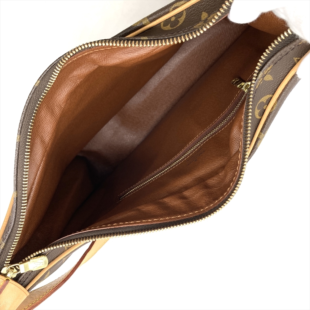 ルイヴィトン LOUIS VUITTON ブローニュ30 ショルダーバッグ モノグラム キャンバス M51265 ブラウン ゴールド金具 AS1025 レディース_画像7