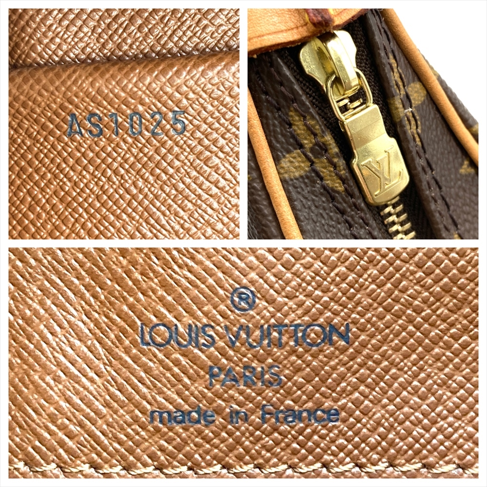 ルイヴィトン LOUIS VUITTON ブローニュ30 ショルダーバッグ モノグラム キャンバス M51265 ブラウン ゴールド金具 AS1025 レディース_画像9