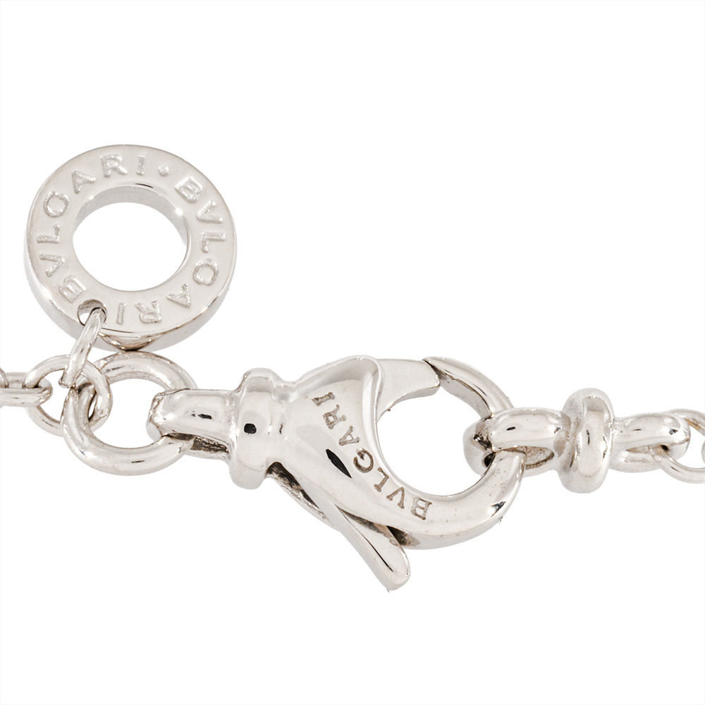 ブルガリ BVLGARI ビーゼロワン ペンダント ネックレス K18WG 11.9g ホワイトゴールド レディース_画像5