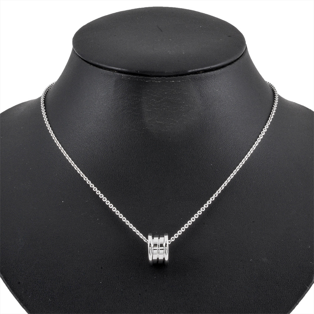 ブルガリ BVLGARI ビーゼロワン ペンダント ネックレス K18WG 11.9g ホワイトゴールド レディース_画像8