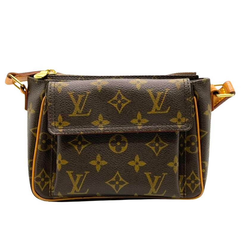 ルイヴィトン LOUIS VUITTON ヴィバシテPM ショルダーバッグ モノグラム キャンバス M51165 ブラウン レディース_画像1