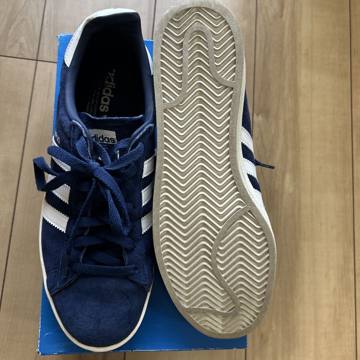 adidas CAMPUS темно-синий SIZE:9 1/2 27.5cm