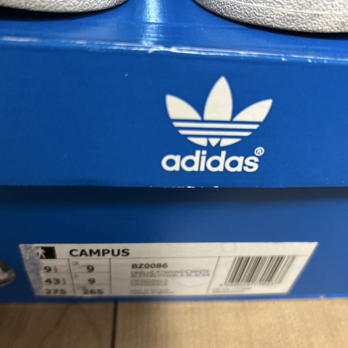 adidas CAMPUS темно-синий SIZE:9 1/2 27.5cm