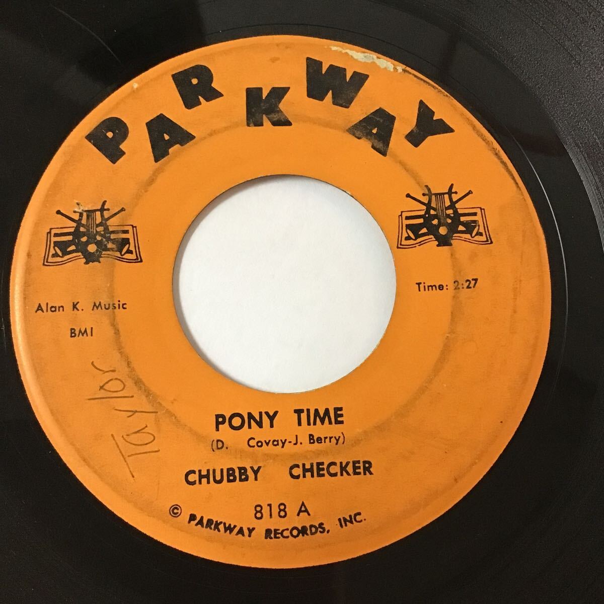 Chubby Checker / Pony Time US盤 45 8019 _画像1