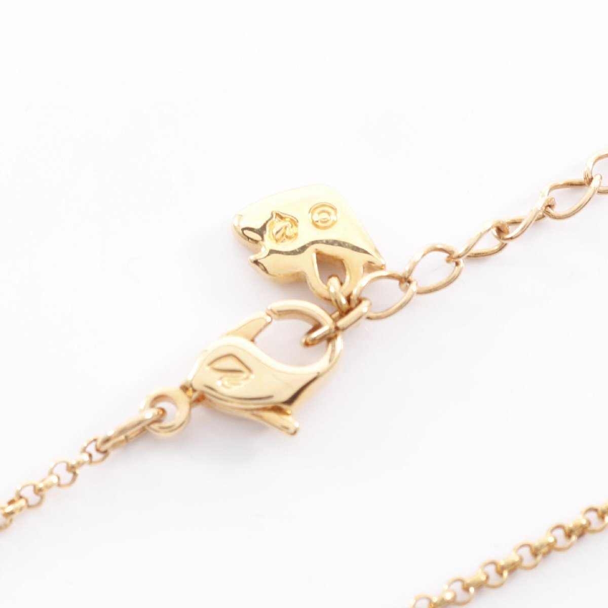 スワロフスキー Hollow ブランドオフ SWAROVSKI GP（ゴールドメッキ） ネックレス 中古 レディース_画像5