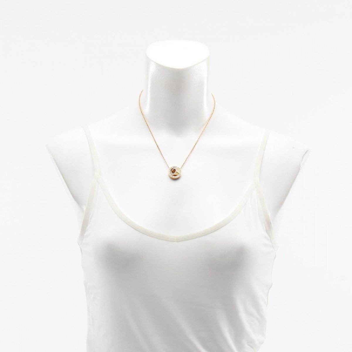 スワロフスキー Hollow ブランドオフ SWAROVSKI GP（ゴールドメッキ） ネックレス 中古 レディース_画像6