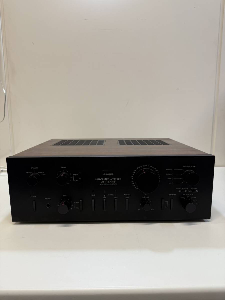 【中古現(xiàn)狀品】SANSUI AU-D707F プリメインアンプ サンスイ 通電のみ確認(rèn)済み