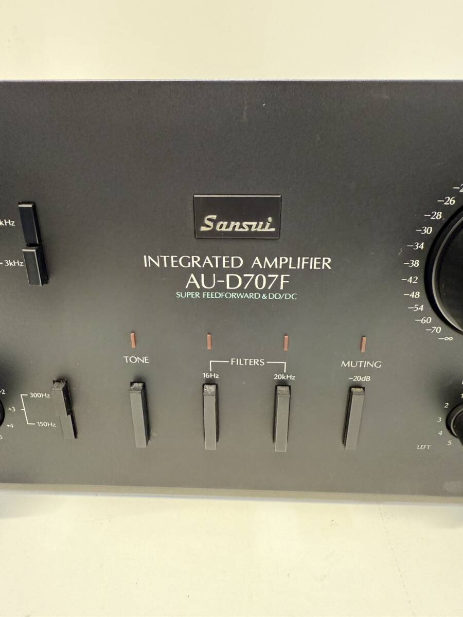 【中古現(xiàn)狀品】SANSUI AU-D707F プリメインアンプ サンスイ 通電のみ確認(rèn)済み