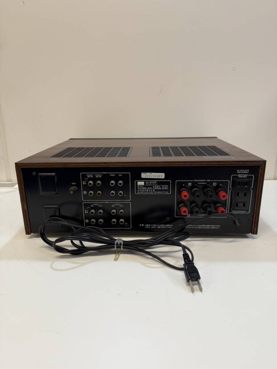 【中古現(xiàn)狀品】SANSUI AU-D707F プリメインアンプ サンスイ 通電のみ確認(rèn)済み