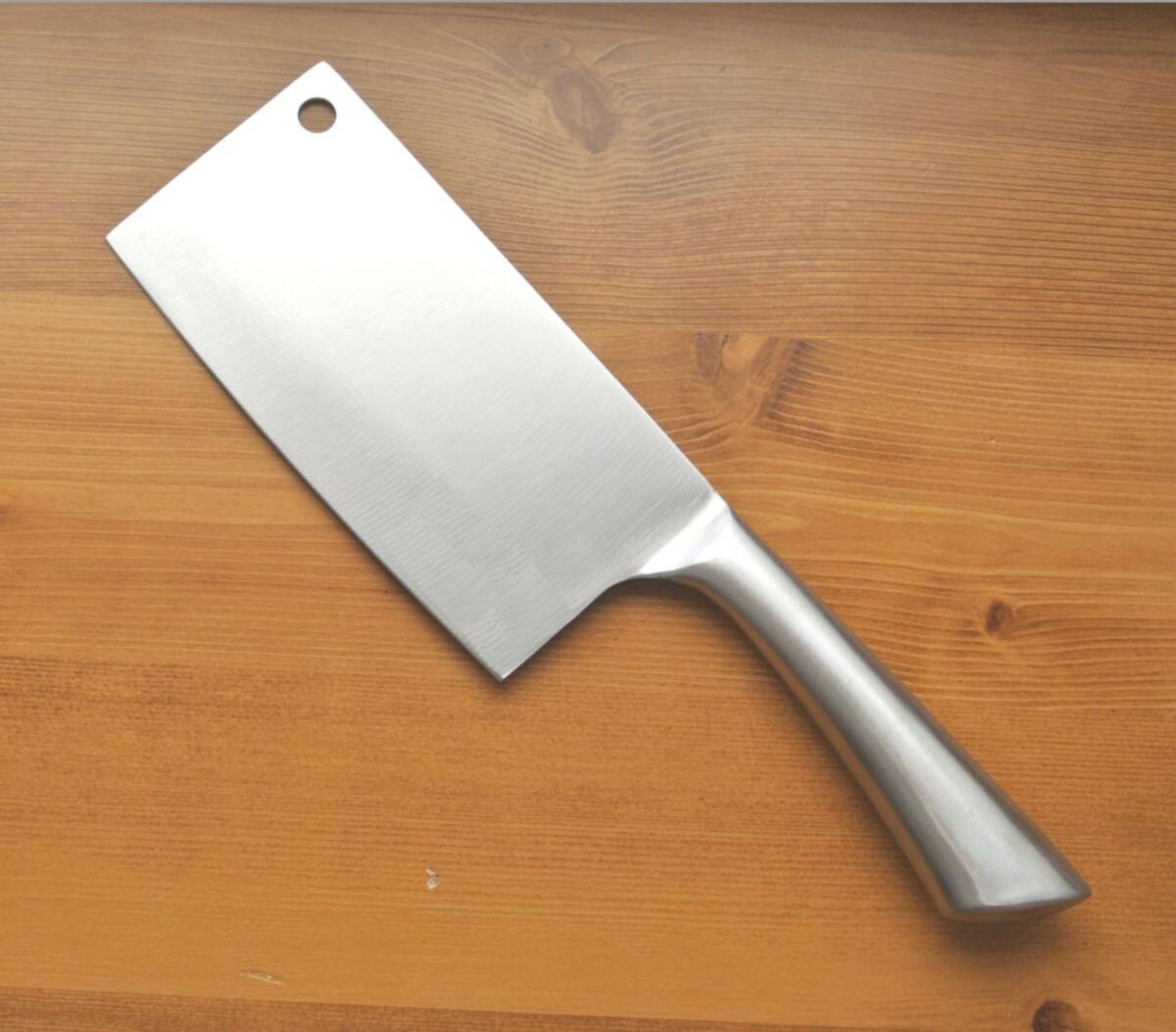 即決★送料無料★ステンレス 中華包丁 オールステンレス 包丁 _画像1