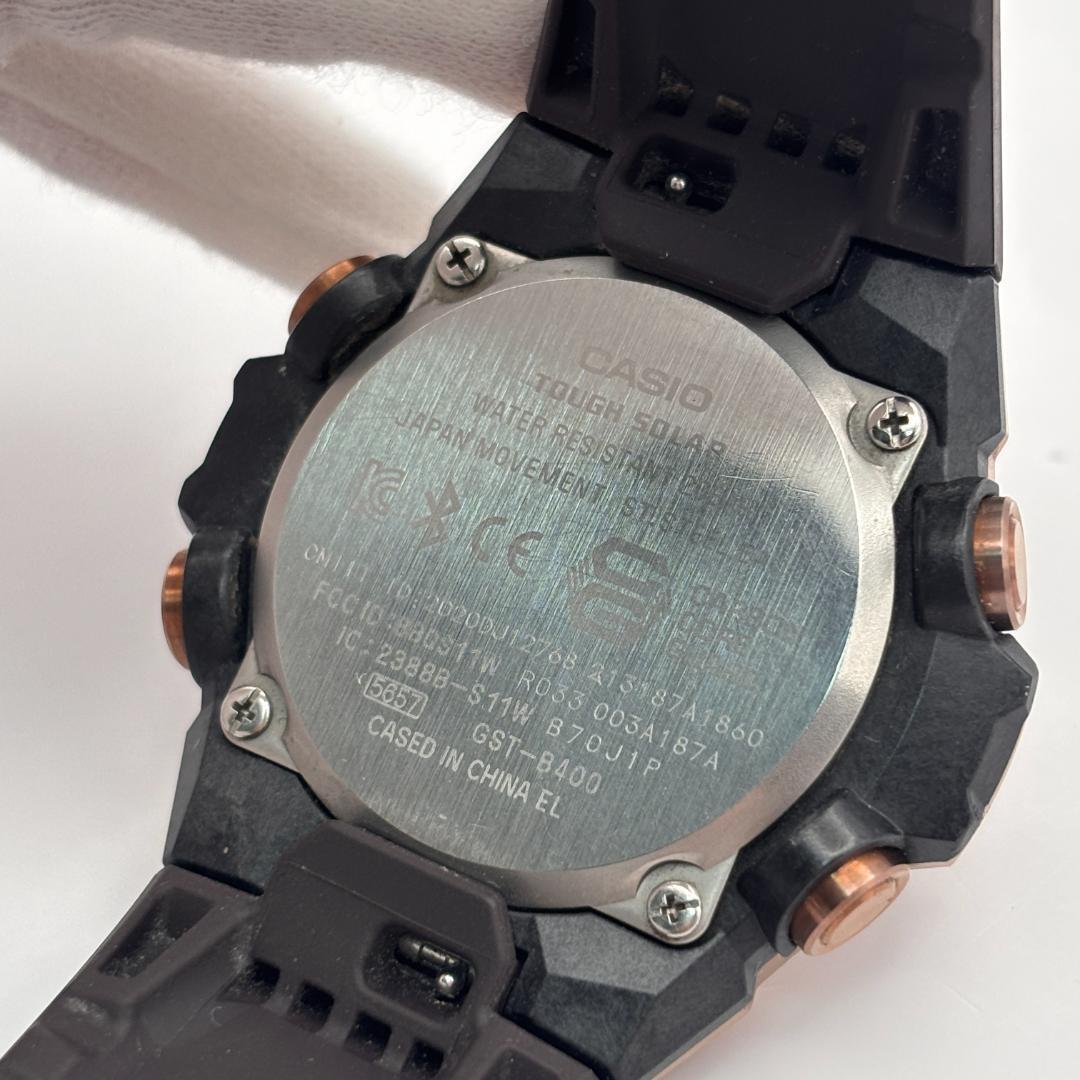 G-SHOCK G-STEEL GST-B400MV-5AJF 美中古品。 CASIO G-SHOCK G-STEEL GST-B400MV-5AJF メンズ PRECIOUS HEART
