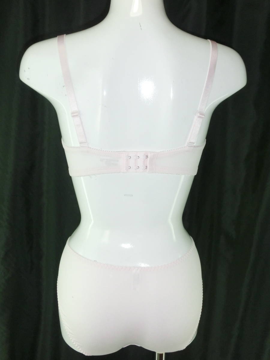 ☆【C70 M】ピンク 華やかリフトアップブラジャー・ショーツセット 《37》_画像3