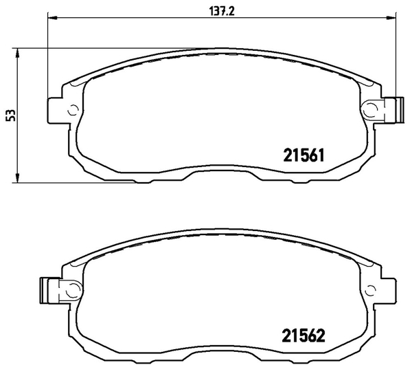 ティアナ J32系 ブレーキパッド フロント左右セット ブレンボ ブラックパッド P56 065 工賃セット brembo BLACK PAD フロントのみ TEANA_画像4