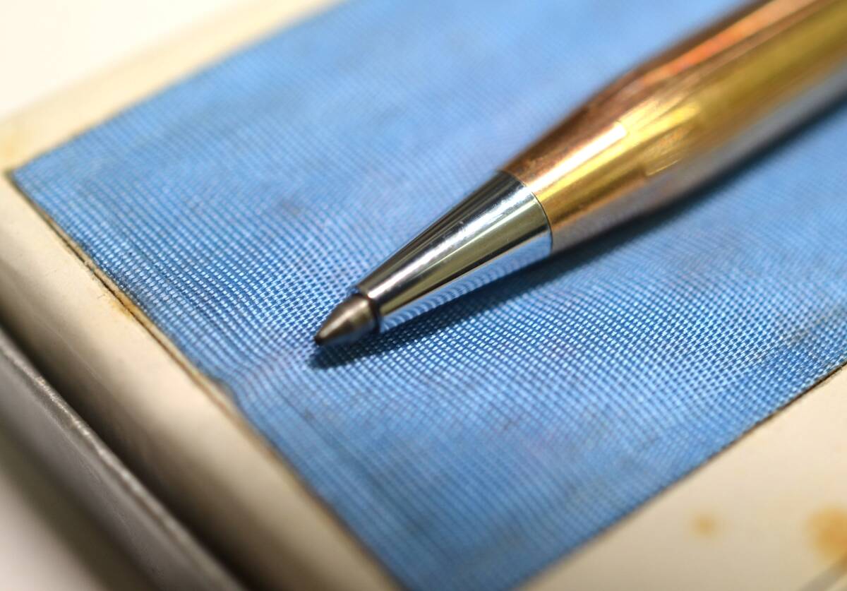 CROSS クロス 1/20 14KT GOLD FILLED ボールペン 2点セット ツイスト式 ゴールド 箱付 文房具 筆記用具 筆記未確認_画像8