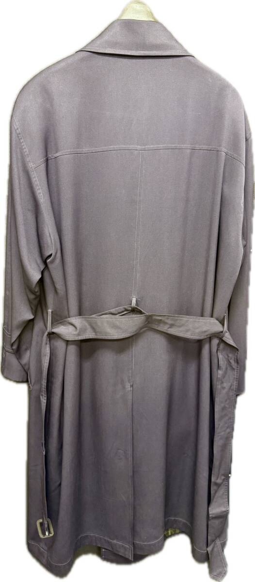 ◎ １円スタート　GIVENCHY　ジバンシー　紫　パープル　ステンカラーコート　ロングコート　トレンチコート　_画像2