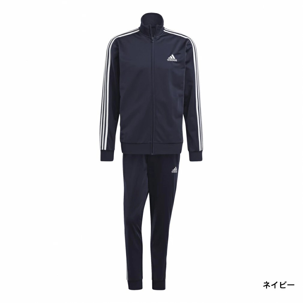 ★アディダス ADIDAS 新品 メンズ エッセンシャルズ 3ストライプス トラックスーツ 上下セット SET 紺[SETGK96581N-O]五 参★QWER★_画像5