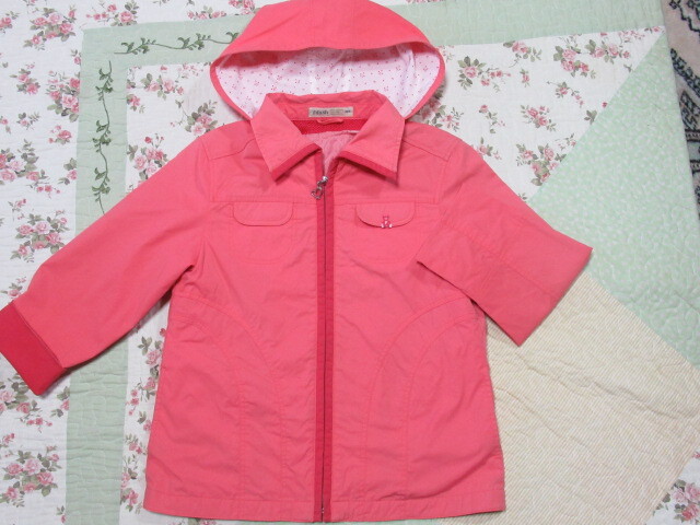 ファミリアfdash120cmサーモンピンクジャンバー＆リバーシブルベスト＊送料１８５円_画像6