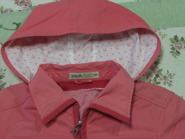 ファミリアfdash120cmサーモンピンクジャンバー＆リバーシブルベスト＊送料１８５円_画像7