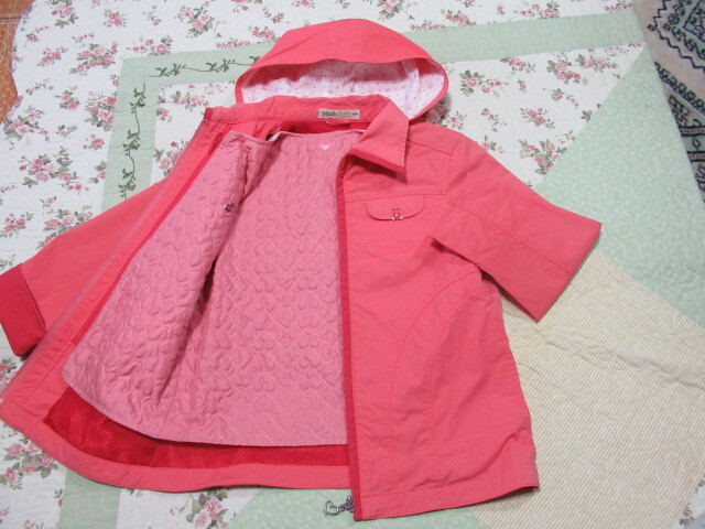 ファミリアfdash120cmサーモンピンクジャンバー＆リバーシブルベスト＊送料１８５円_画像9