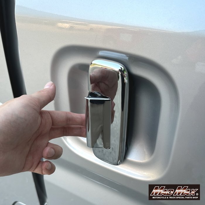 MADMAX カー用品 SUZUKI スズキ エブリィ DA17V/DA17W用 ドアグリップカバー メッキ/EVERY ハンドル ガーニッシュ 【メール便送料190円】_画像5