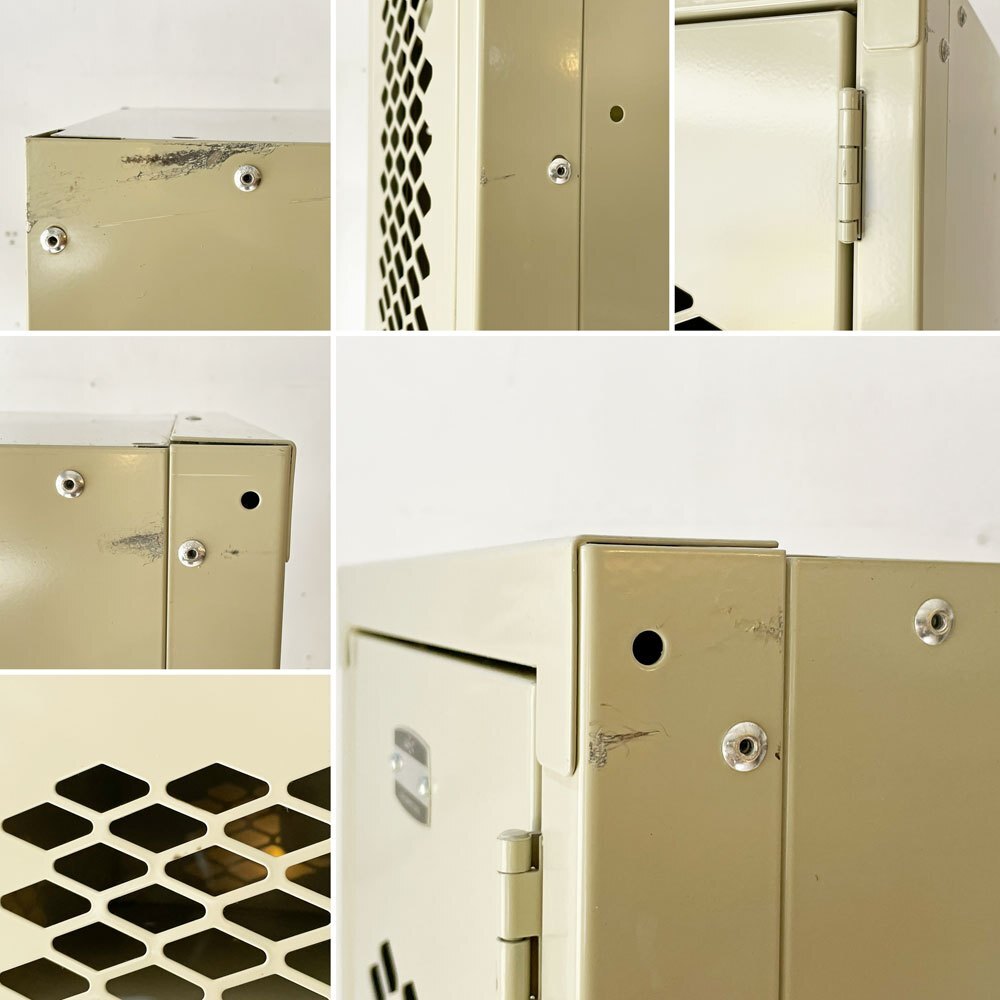 ★ WHOLE EQUIPMENT CATALOG ジェネラルスチールロッカー シングル アイボリー スチールキャビネット インダストリアル 店舗什器 廃盤_画像9