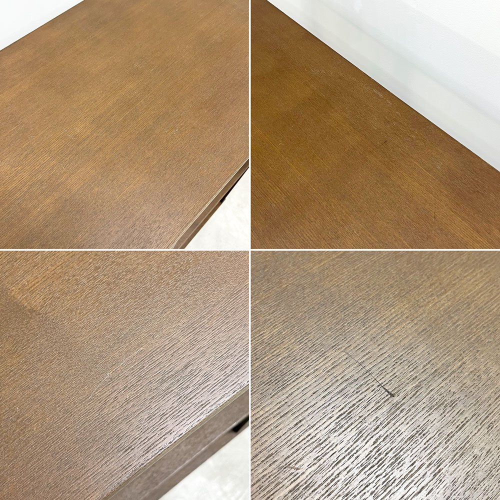 ● 無印良品 MUJI 2×3 2段3列 タモ材 ブラウン オープンシェルフ 棚 キャビネット 飾り棚 立ち脚 シンプルデザイン 廃番_画像9