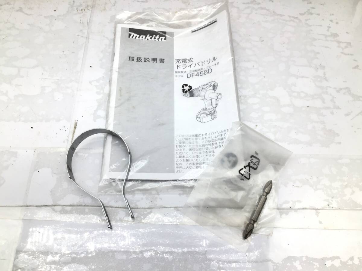 [ б/у товар ]*Makita/ Makita 18v заряжающийся шуруповерт DF458DRGX [ITHBUED0TGEW][Y02]