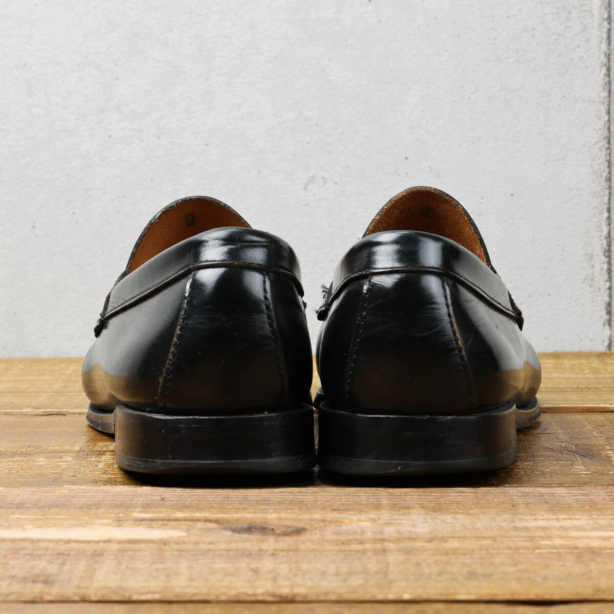 BASS バス◆コインローファー◆ブラック◆US9.5/27.5cm_画像3