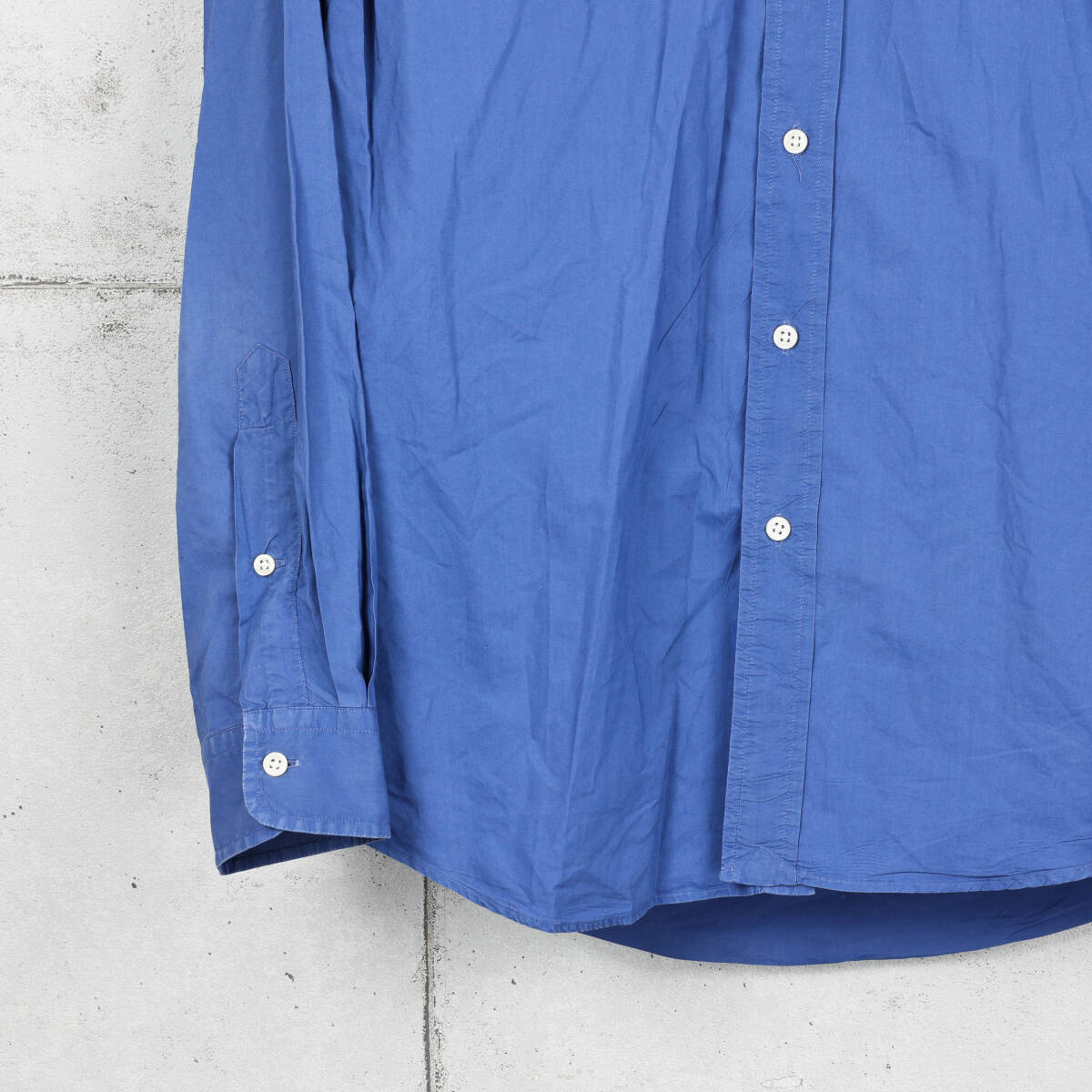 Poloラルフローレン◆ツイル素材 ボタンダウンシャツ◆ブルー◆サイズM_画像4