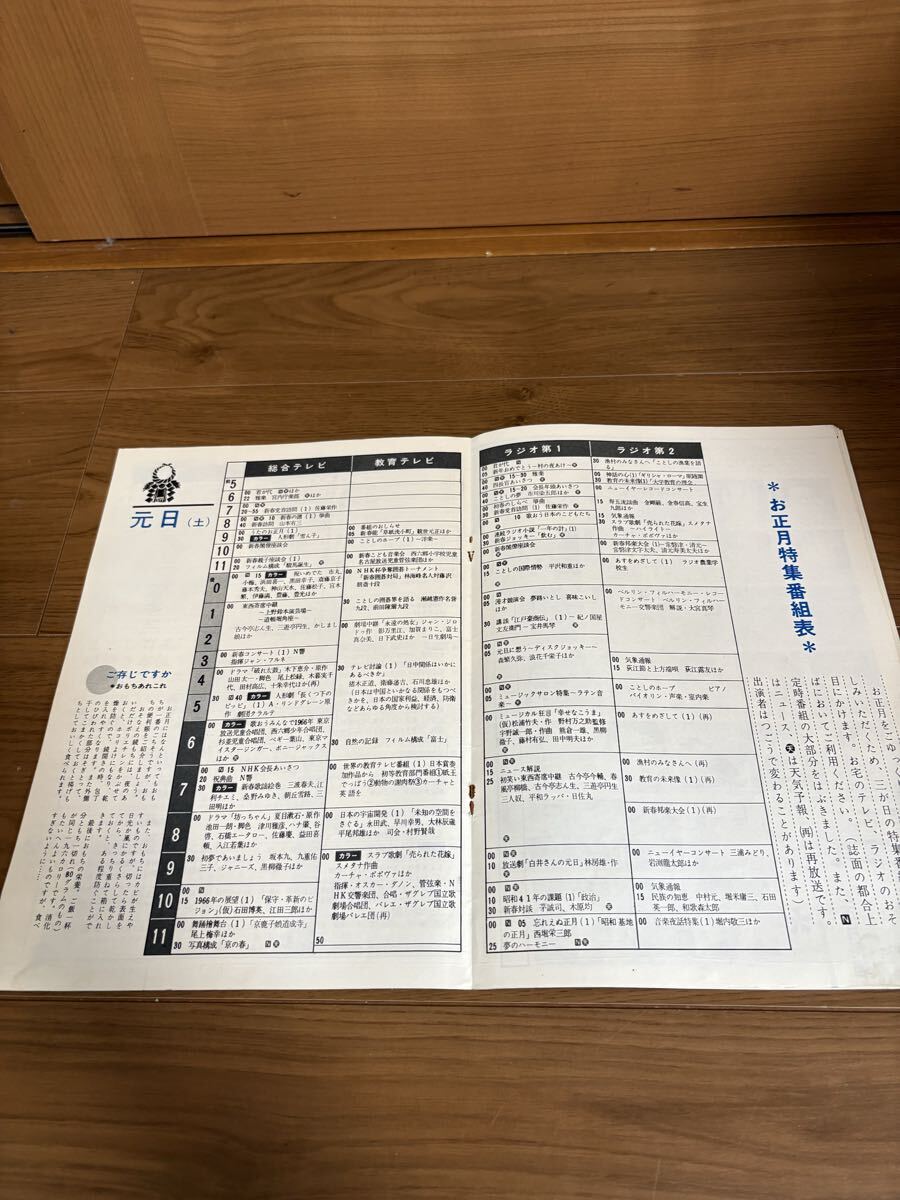 グラフ　NHK 年末年始番組特集　〈第16回紅白歌合戦〉出場者名鑑／昭和41(1966)年1月1日発行　当時物　昭和レトロ_画像4