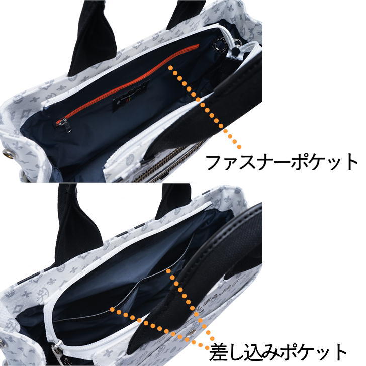 038511【01.ブラック】ニース トートバッグ [カステルバジャック] [CASTELBAJAC]_画像3