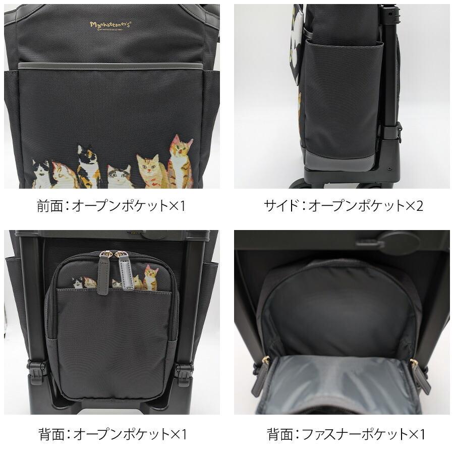 D671-M18【浅紫】KANTOU(間道) T2キャスター・4輪ストッパー付 [SWANY][スワニー]_画像8