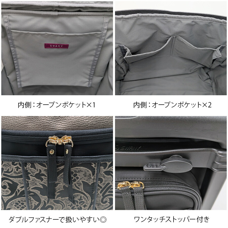 D694-M18【ネイビー】KIRYU ショッピングキャリー [SWANY][スワニー]_画像7