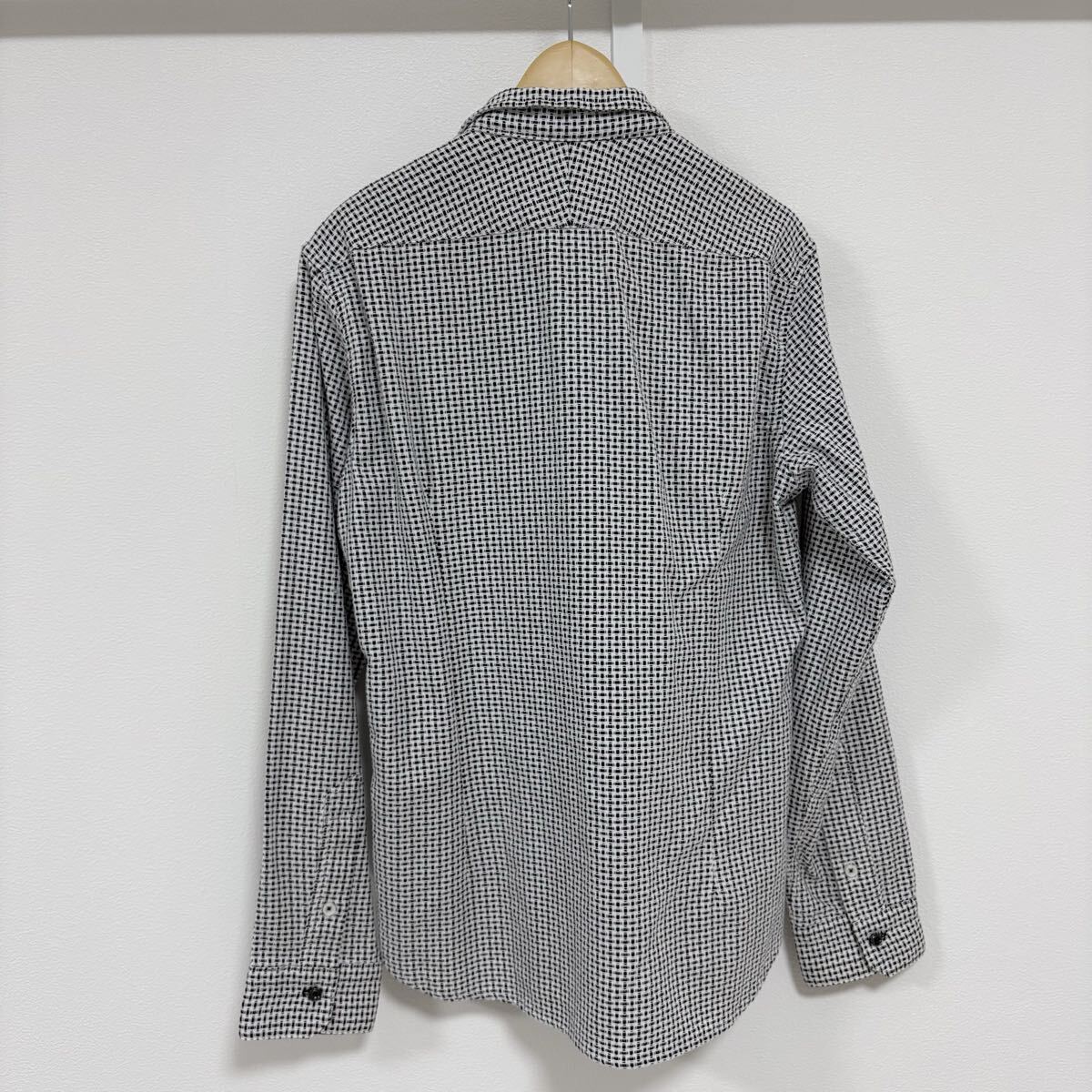 NICOLE CLUB FOR MEN 総柄シャツ　長袖シャツ　トップス_画像7