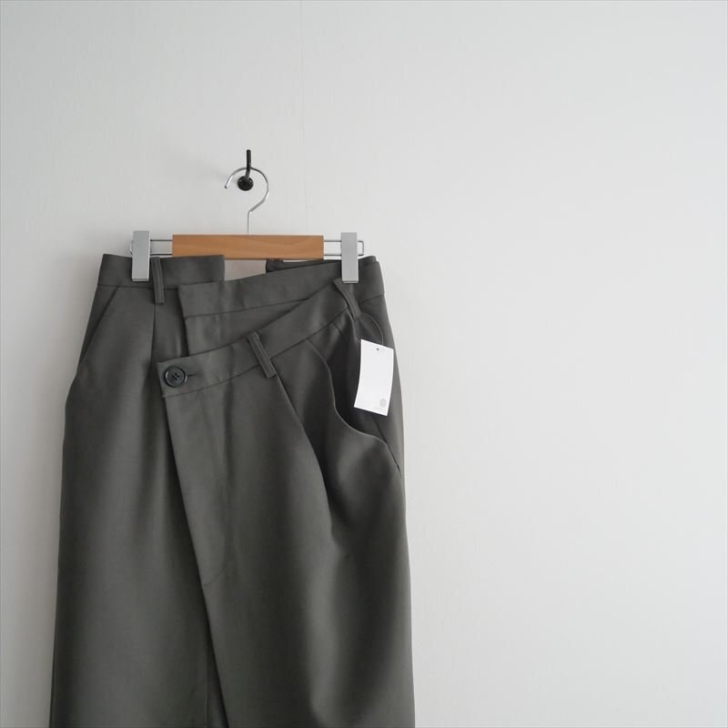2024AW・人気完売品 / ENFOLD エンフォルド / MASCULINE STRAIGHT SKIRT ストレートスカート 36 / 300HA231-1800 / 2504-1245_画像2