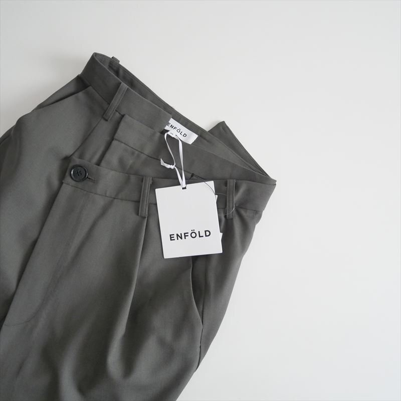 2024AW・人気完売品 / ENFOLD エンフォルド / MASCULINE STRAIGHT SKIRT ストレートスカート 36 / 300HA231-1800 / 2504-1245_画像5