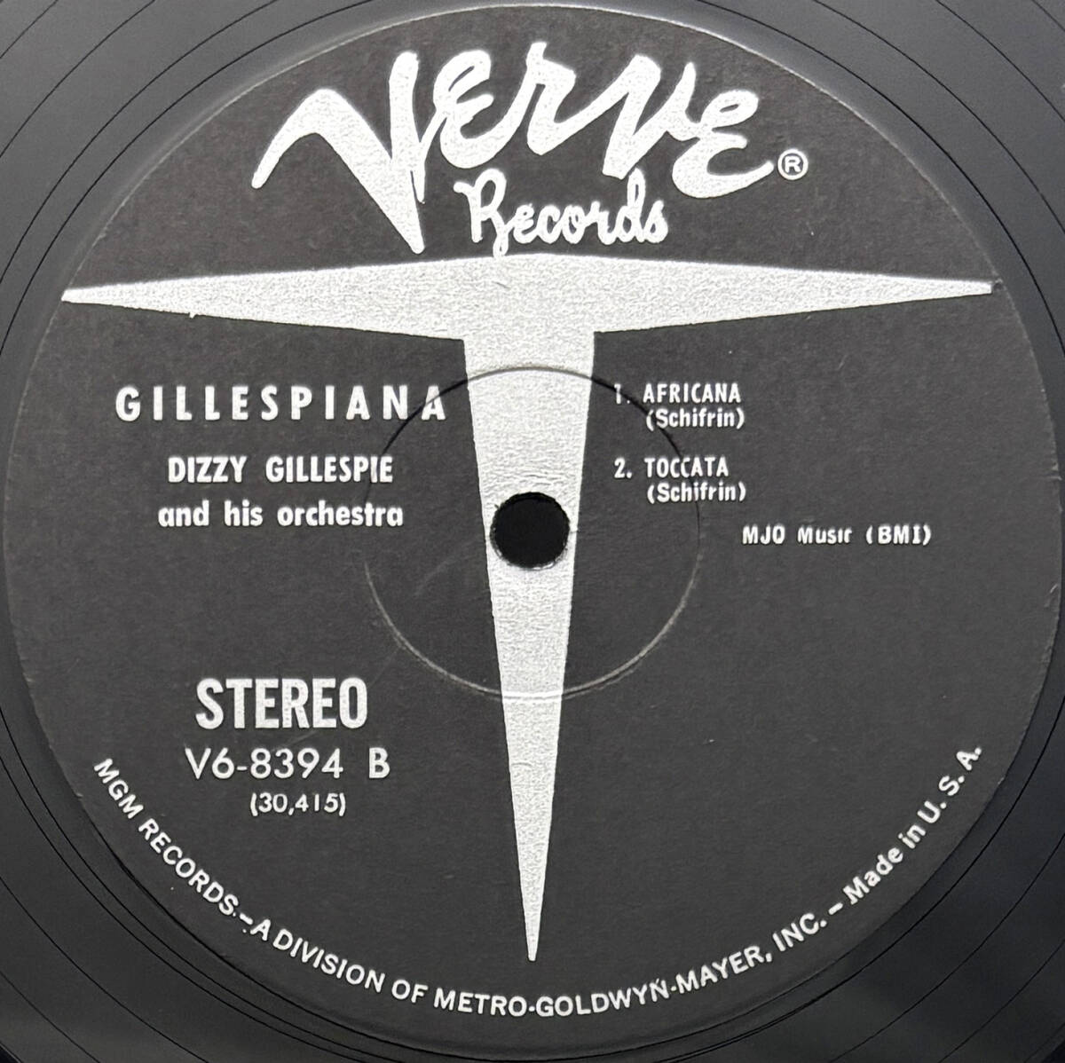 ★良盤 US ORIG LP★DIZZY GILLESPIE AND HIS ORCHESTRA/Gillespiana 1960年 AFRO CUBAN JAZZ名作 CANDIDO,WILLIE RODRIGUEZ,LALO SCHIFRIN_画像4