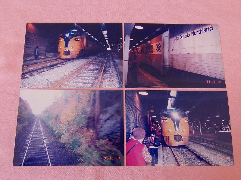 素人写真 4枚(82×117㎜/4枚で11g)◎カナダ/ハンツビル→トロント鉄道乗車時撮影 ■’99/10カナダ旅行で撮影 ★概ねきれい ■送料¥110~_画像1